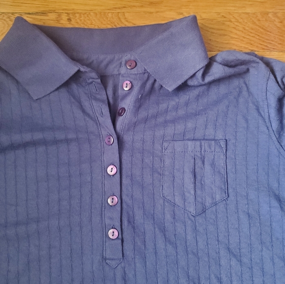 Navy Short Sleeve Top - Picture 3 of 6